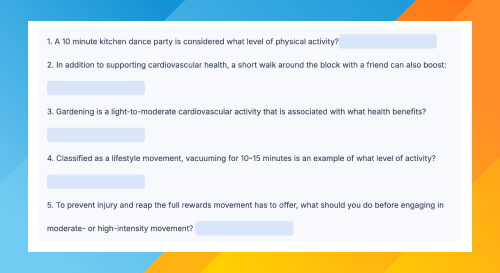 Put your movement knowledge to the test